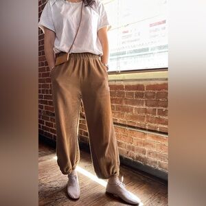 Le bon shoppe balloon pant in tobacco